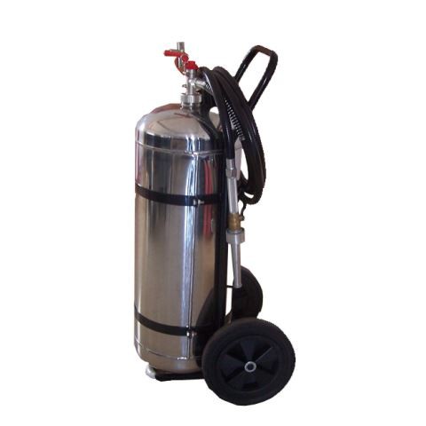 Trockenpulver ABC40 Feuerlöscher 100kg Wagen Edelstahlzylinder