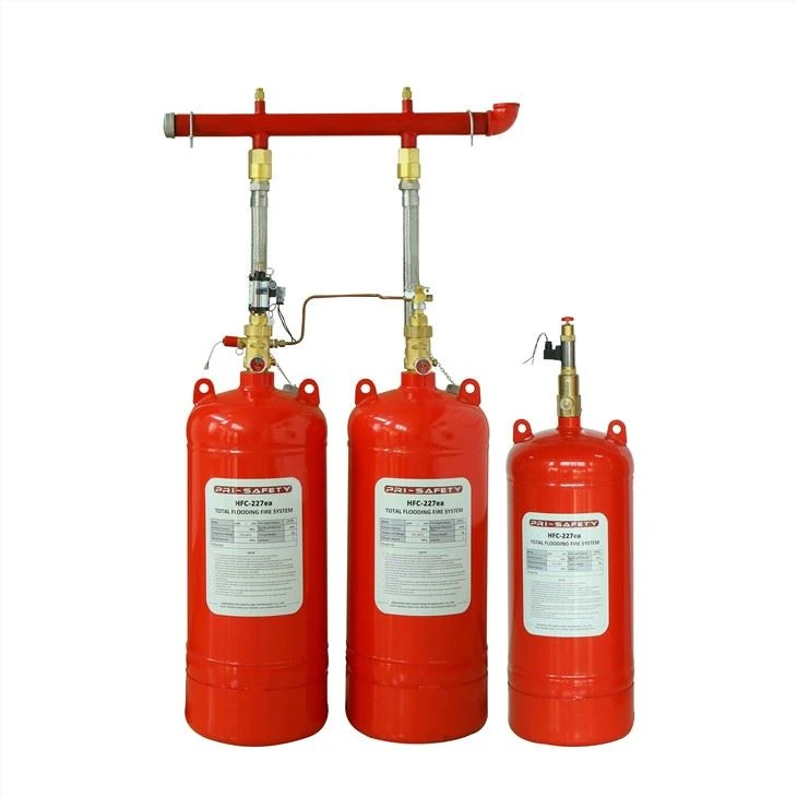 FM200 HFC 227ea Gas Automatic Fire Suppression System With Fire Alarm Fire Extinguishant Control Panel