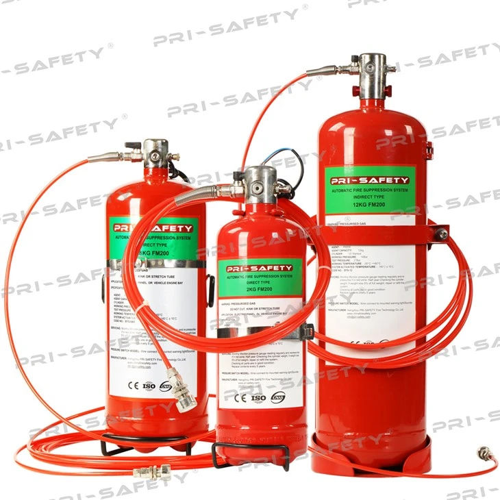Electrical Cabinet Fire Suppression System With Detection Tube | Direct & Indirect Release suppliers